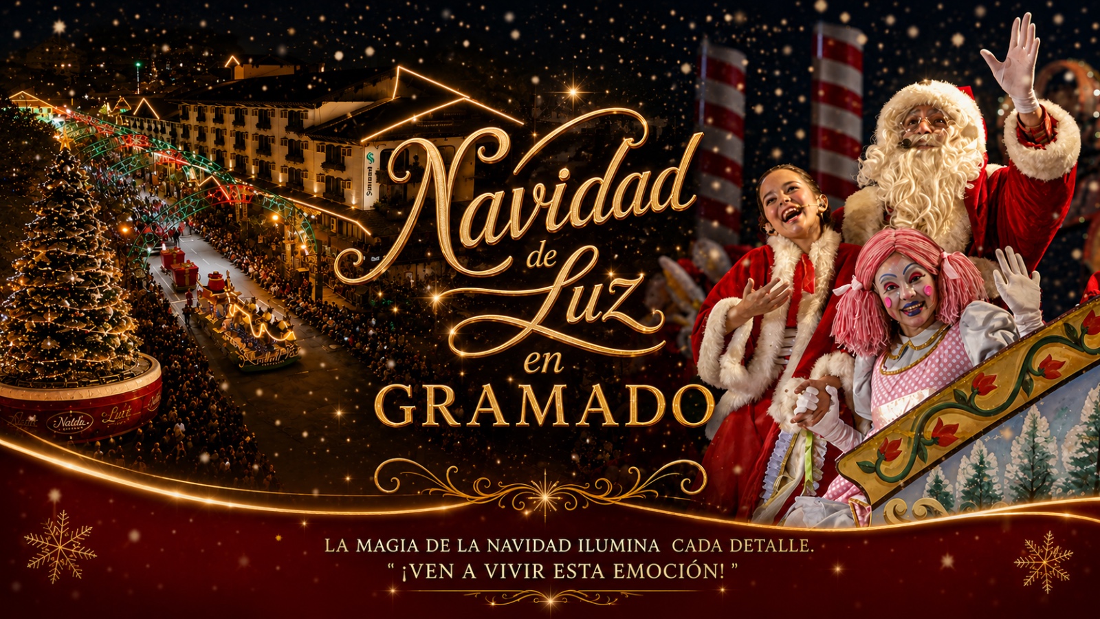 NATAL LUZ GRAMADO GRANDE DESFILE DE NATAL
